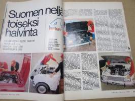 Tekniikan Maailma 1972 nr 2, Toisen polven rekoordi, Renault 5 tuorein tonni, Suomen neljä toiseksi halvinta, Matkustajia ja tavaraa, Etelä-Suomen kierros, ym.