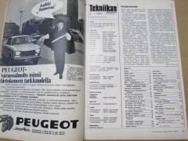 Tekniikan Maailma 1972 nr 5, Ilmojen keinutuoli, Video-posetiivi, BMW Olympia-kaupungin auto, Politisoitu liikenneturvallisuus, Suurin rengasuutuus 80 vuoteen?, ym.