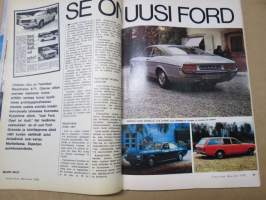 Tekniikan Maailma 1972 nr 5, Ilmojen keinutuoli, Video-posetiivi, BMW Olympia-kaupungin auto, Politisoitu liikenneturvallisuus, Suurin rengasuutuus 80 vuoteen?, ym.
