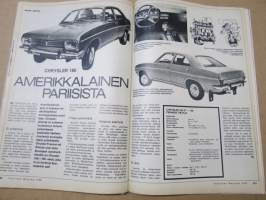 Tekniikan Maailma 1972 nr 5, Ilmojen keinutuoli, Video-posetiivi, BMW Olympia-kaupungin auto, Politisoitu liikenneturvallisuus, Suurin rengasuutuus 80 vuoteen?, ym.