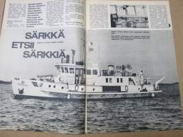 Tekniikan Maailma 1972 nr 4, Särkkä etsii särkkiä, Mahdoton kello, Williamsin turbiini, Pieniä pursia ja omaperäisiä oivalluksia, Helkama Tossu, Lista lämpiää, ym.