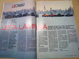 Tekniikan Maailma 1972 nr 4, Särkkä etsii särkkiä, Mahdoton kello, Williamsin turbiini, Pieniä pursia ja omaperäisiä oivalluksia, Helkama Tossu, Lista lämpiää, ym.