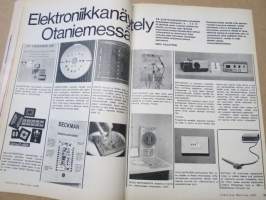 Tekniikan Maailma 1972 nr 6, Terhi tuo veneilyn riemut kaikkien ulottuville, Elektroniikka-näyttely Otaniemessä, Tuulilasi-sodassa heitetään isoja kiviä, ym.