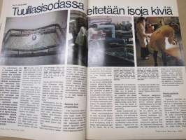 Tekniikan Maailma 1972 nr 6, Terhi tuo veneilyn riemut kaikkien ulottuville, Elektroniikka-näyttely Otaniemessä, Tuulilasi-sodassa heitetään isoja kiviä, ym.