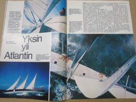 Tekniikan Maailma 1972 nr 12, Nyt roiskii taas taivaalta ukkonen, Yksin yli Atlantin, Viksund 24 Buyable, Kesähelteestä joulupakkasille, Kahdeksan kompaktia, ym.