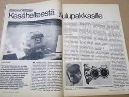 Tekniikan Maailma 1972 nr 12, Nyt roiskii taas taivaalta ukkonen, Yksin yli Atlantin, Viksund 24 Buyable, Kesähelteestä joulupakkasille, Kahdeksan kompaktia, ym.