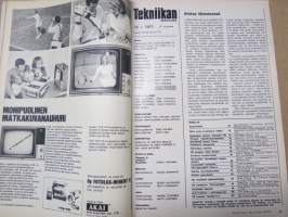 Tekniikan Maailma 1971 nr 18, Super puhelin, Mihin auton turvallisuus riittää?, Kavahtakaa! -Kawasaki tulee, Kaita-filmaus valaisimet, Miekkakala, Vientivoitto, ym.