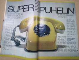 Tekniikan Maailma 1971 nr 18, Super puhelin, Mihin auton turvallisuus riittää?, Kavahtakaa! -Kawasaki tulee, Kaita-filmaus valaisimet, Miekkakala, Vientivoitto, ym.