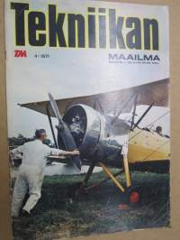 Tekniikan Maailma 1971 nr 4, Seat -suuri tuntematon, Segla -71 Skandinavian venenäyttely-kauden avaus, Auton-osat pommituksessa, Apulaitteita kylmän vaivoihin, ym.