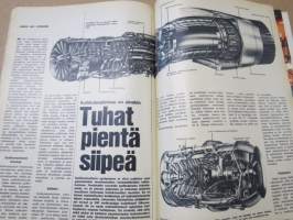 Tekniikan Maailma 1970 nr 1, Siinä mennä mönkii mönkiäinen, tätä sheriffiä ei tarvi pelätä, Olemme autoteollisuuden iskujoukko, SALT-tiedon miehet, ym.