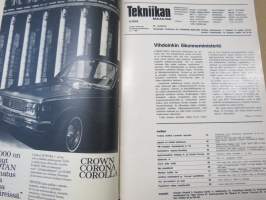 Tekniikan Maailma 1970 nr 4, Suomen suurin perämoottori-testaus, Japanin autoteollisuus on valmis taisteluun, De Dion näytti tietä Henry Fordille, ym.