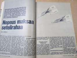 Tekniikan Maailma 1970 nr 5, Suuri menestys, yhteenliittymämme on onnistunut, Nopeus maksaa setelirahaa, Sik-Sak- automaatti ompelu-koneet, Kahdeksan kärjessä, ym.