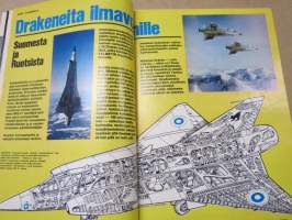 Tekniikan Maailma 1970 nr 8, 70 matkailu-perävaunua, Taloudelliset ja yhteiskunnalliset häiriöt ovat vain väliaikaisia, Avaruusalus joutaa vaikka museoon, ym.