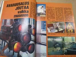 Tekniikan Maailma 1970 nr 8, 70 matkailu-perävaunua, Taloudelliset ja yhteiskunnalliset häiriöt ovat vain väliaikaisia, Avaruusalus joutaa vaikka museoon, ym.