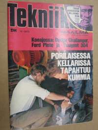 Tekniikan Maailma 1970 nr 14, Porilaisessa kellarissa tapahtuu kummia, Ford Pinto - eurooppalainen amerikkalainen, Miten haulikko käy, Itä-meren saasteet, ym.