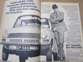 Tekniikan Maailma 1970 nr 16, Yksi markkina-alue idästä länteen, Renault 6tl - Tippakuutosen liriversio, Raaka vesitesti, Suomalaisen katsastustoiminnan kurjuus, ym.