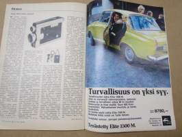 Tekniikan Maailma 1970 nr 19, Avenger 1500 koeajossa, Jenkkien concorde, Inertia-suunnistin käskee, autopilotti ohjaa, Sähkö-isku sauna-Suomeen, Erikoiskellot, ym.