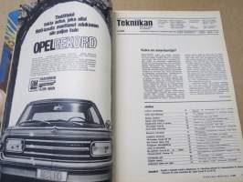 Tekniikan Maailma 1969 nr 4, Lontoon venenäyttely, Auton hyvä kiihtyvyys, Stirling-moottori, Nainen lukee koeajoa, Kissakoneita kotoa ja kaukaa, Audi a6, ym.