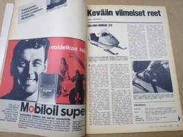 Tekniikan Maailma 1969 nr 7, Koeajossa Sunbeam 900, Alamaailman uusi kulkutie, Kuinka stereo saa äänen elämään, Mp kevät, Kevään viimeiset reet, Fiat 128, ym.