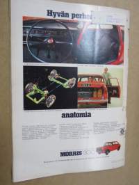 Tekniikan Maailma 1969 nr 7, Koeajossa Sunbeam 900, Alamaailman uusi kulkutie, Kuinka stereo saa äänen elämään, Mp kevät, Kevään viimeiset reet, Fiat 128, ym.