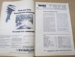 Tekniikan Maailma 1969 nr 10, Brightonin pyörät, Mallikas tähtihalli, Fiat 128,Maailma ylös-alaisin, Sumu suisti auton ojaan,Elintaso mopo ja tavallinen Tunturi, ym.