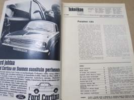Tekniikan Maailma 1969 nr 11, Jarrutu liikenteessä, Opel Commodore, Rallye Minerva 220, Mäet olivat jyrkkiä Semmeringissä, Ranskansininen alpine, Kawasaki, ym.