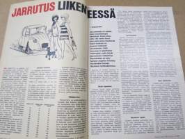 Tekniikan Maailma 1969 nr 11, Jarrutu liikenteessä, Opel Commodore, Rallye Minerva 220, Mäet olivat jyrkkiä Semmeringissä, Ranskansininen alpine, Kawasaki, ym.