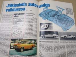 Tekniikan Maailma 1969 nr 20, Kolme tyttöä, 10 perheautoa ja tähtimäisiä mielipiteitä, Citroen on niellyt karvaan palan, Lennä millä haluat -Zeppeliinillä loput, ym.