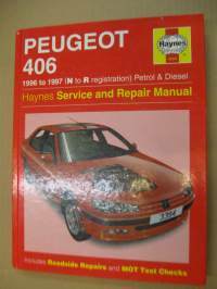 Peugeot 406 1999-2002 Korjaamokäsikirja englanniksi