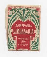 Samppanja  Limonaadia -  juomaetiketti, Tampereen Kivipaino Oy