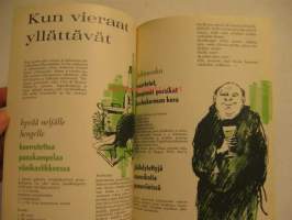 Viiniposti suvinumero 1967, mitä viiniä tarjoilette vieraillenne? Anneli Cairenius, Pirkko Wicksröm, sangria