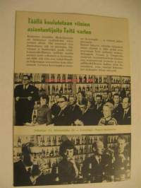 Viiniposti suvinumero 1967, mitä viiniä tarjoilette vieraillenne? Anneli Cairenius, Pirkko Wicksröm, sangria