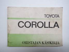 Toyota Corolla Omistajan käsikirja (käyttöohjekirja) / Bruksanvisning / Instruktionsbog