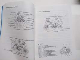 Honda VTR 1000 F Firestorm moottoripyörä -käyttöohjekirja