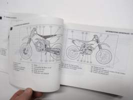 Kawasaki KX250F Motorcucle Owner´s manual / Manuel du Propriétaire / Betriebsanleitung / Manuale Uso e Manutenzione