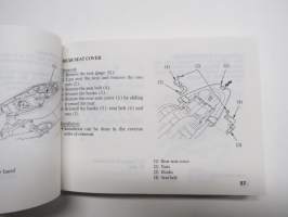 Honda VTR 1000 F Firestorm motorcycle - Owner´s manual / Manuel du conducteur / Fahrer-Handbuch