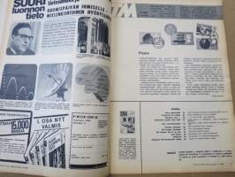 Tekniikan Maailma 1967 nr 17, Mikä on MK-moottori?, Kohu keksinnöstä, Viimeinen juna, Matti korjula -Auto aamulämpimäksi, Kawasaki JI 85, Sähköruti, ym.
