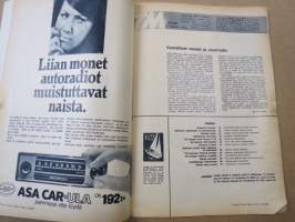 Tekniikan Maailma 1967 nr 10, Jalopuuta muovilla ja Gammasäteillä, Palkintoja, paperirahaa ja pullonkorkkeja, Keksijät kokoontuvat, Radio asema tunturissa, ym.