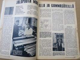 Tekniikan Maailma 1967 nr 10, Jalopuuta muovilla ja Gammasäteillä, Palkintoja, paperirahaa ja pullonkorkkeja, Keksijät kokoontuvat, Radio asema tunturissa, ym.