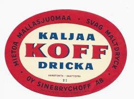 Koff  Kaljaa   - olutetiketti