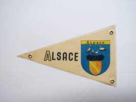 Alsace, Strasbourg (France, Ranska) -pennant - souvenier / matkailuviiri