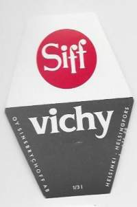 Siff  Vichy - juomaetiketti