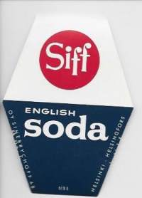 Siff  English Soda - juomaetiketti