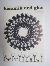 Keramik und glas aus Finnland 1965 nr 1 - Neuheiten frühjahr 1965 - Keramiikka ja lasi -lehden saksankielinen numero, jossa runsas kuvitus Arabia / Nuutajärvi /