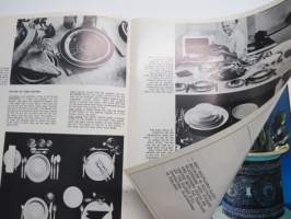 Ceramics and glass from Finland 1965 nr 2 - Novelties spring 1965 - Keramiikka ja lasi -lehden engl. kiel. nr, jossa runsas kuvitus Arabia / Nuutajärvi / Wärtsilä