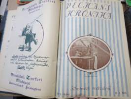 Veckans Krönika - Illustrerad Veckoskrift 1921 -inbunden årgång / sidottu vuosikerta / annual volume