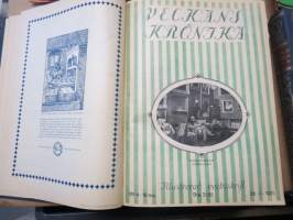 Veckans Krönika - Illustrerad Veckoskrift 1921 -inbunden årgång / sidottu vuosikerta / annual volume