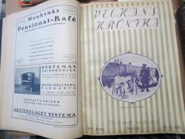 Veckans Krönika - Illustrerad Veckoskrift 1921 -inbunden årgång / sidottu vuosikerta / annual volume