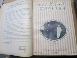 Veckans Krönika - Illustrerad Veckoskrift 1921 -inbunden årgång / sidottu vuosikerta / annual volume