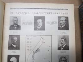 Veckans Krönika - Illustrerad Veckoskrift 1921 -inbunden årgång / sidottu vuosikerta / annual volume